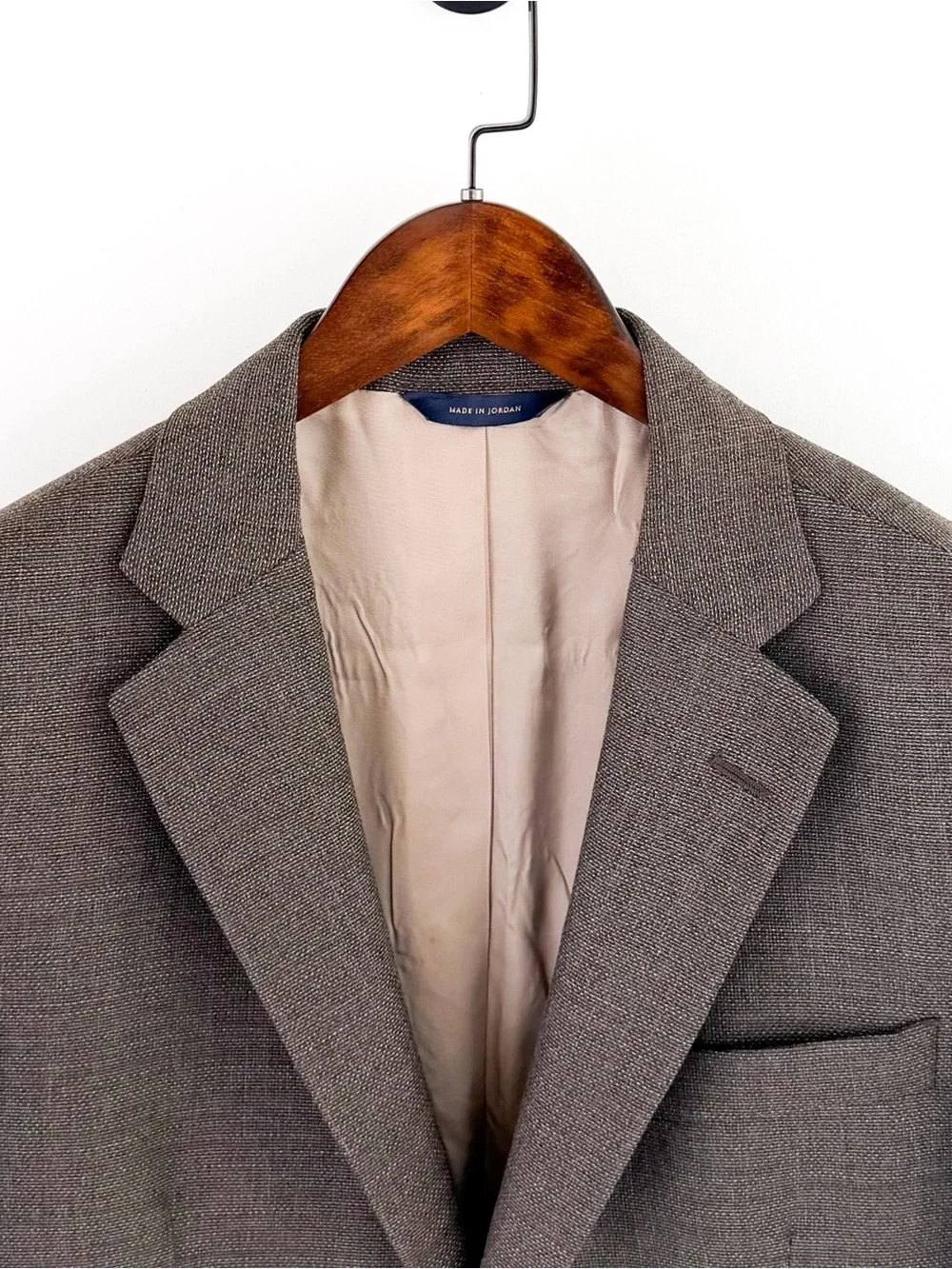 Brooks Brothers Slim Italian Wool Blazer in Light Brown Sport Coat Men's 42R